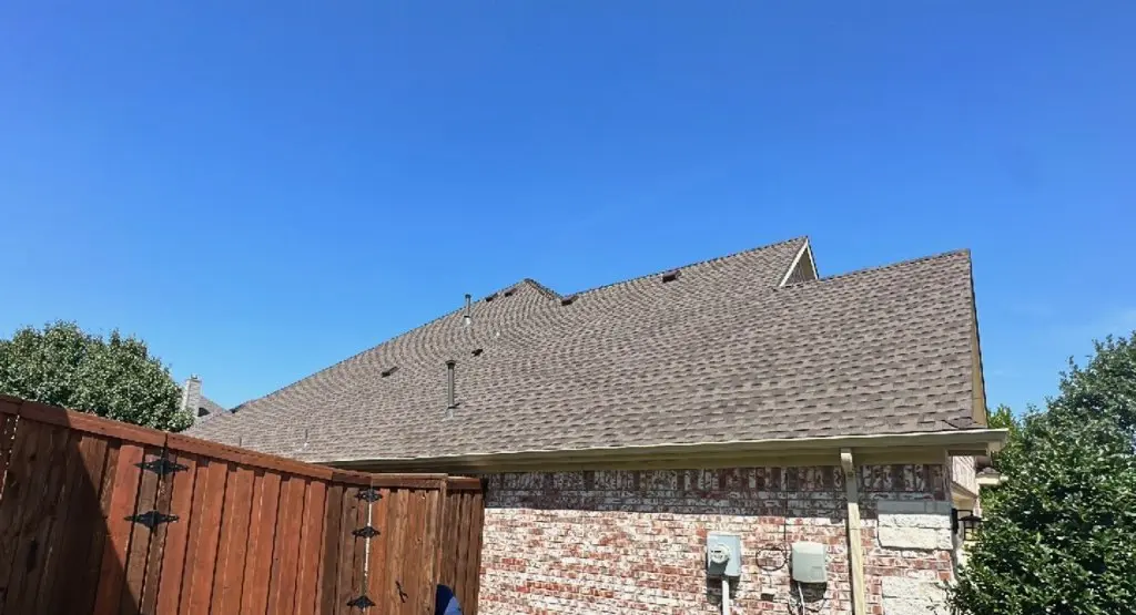 Completed roof replacement project in Wausau